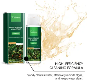 100ml aquarium algaecide and clarifier with high-efficiency liquid cleaning formula