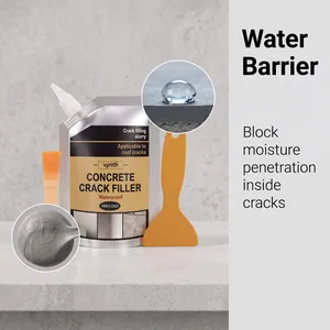 vyreth waterproof concrete crack filler 100g with scraper and brush