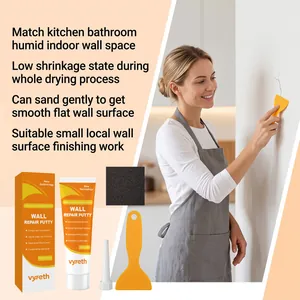 Kit stucco riparazione pareti Vyreth con raschietto e ugello per crepe nei muri