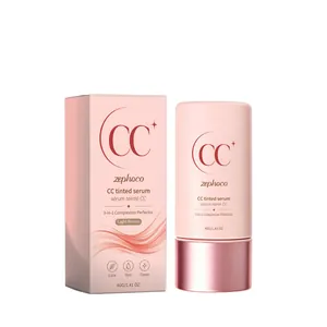 Zephoco 3-σε-1 CC ορός με χρώμα σε ανοιχτό καφέ για φυσική κάλυψη και φροντίδα