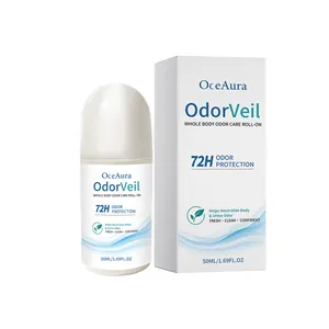 OceAura OdorVeil desodorante roll-on corporal protección 72H aroma fresco 50ml