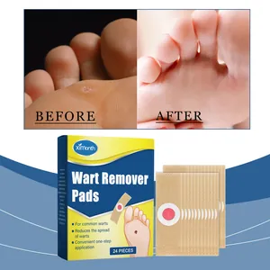 Patchs dissolvants de verrues Ximonth 24 pièces pour le soin des pieds et traitement des cors pied