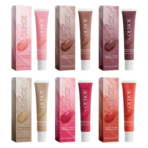 Set di balsami labbra idratanti OUHOE in sei colori per il nutrimento delle labbra