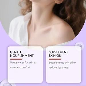 Detalles de los beneficios del aceite corporal Oceaura para piel suave y muy hidratada
