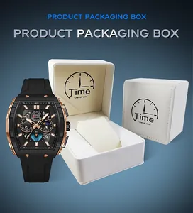 Hochwertige OFNS Business Quarz-Herrenuhr mit Silikonarmband und schicker Verpackung