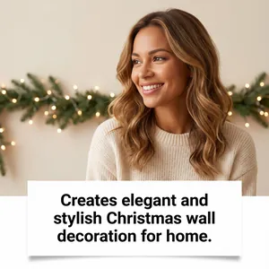 Elegant Christmas pearl painting kit creating festive atmosphere at home