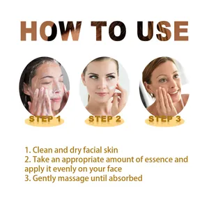 Step-by-step skincare instructions for applying Centella Asiatica facial essence daily.