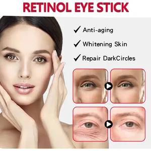 Gedetailleerde resultaten van de Retinol Eye Stick voor en na oogrimpelherstel