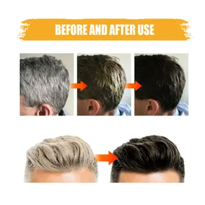 Gedetailleerde voor- en navergelijking van haarkleurshampoo resultaten op grijs haar.