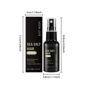 Dettagli precisi sulle dimensioni dello spray per capelli al sale marino da 30 ml