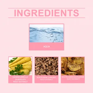 Natural plant ingredients of HOYGI facial hair removal spray with herbal extracts