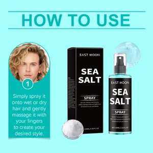 Professionelles East Moon Meersalz-Spray für Haarstyling und Lockendefinition 100ml