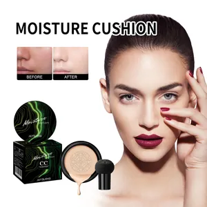 Set de crema CC hidratante profesional con cabezal de hongo y efecto de piel natural