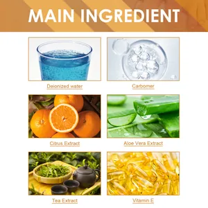 Detailed overview of natural ingredients in the instant cuticle care gel for nails