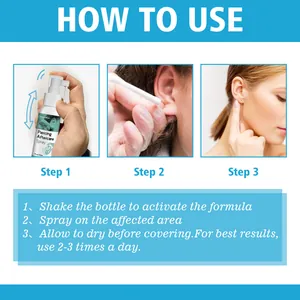 Tre semplici passaggi su come utilizzare lo spray per la cura del piercing per la pulizia