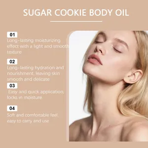 Beneficios del aceite corporal hidratante Sugar Cookie para una piel suave y tersa.