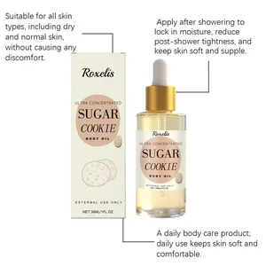 Aceite corporal ultra concentrato con aroma a Sugar Cookie para hidratación muy intensa