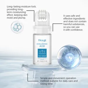 Hoygi Hyaluronic Acid Serum with roller applicator for deep moisture and skin hydration.