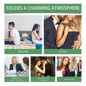 Collage che mostra scenari sociali e benefici emotivi dell'uso del profumo arabo