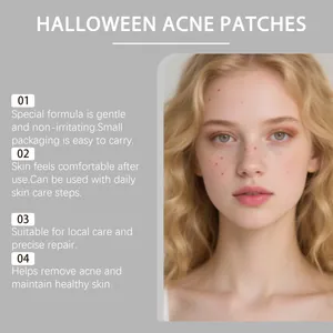 Effective Halloween acne patches featuring a gentle formula for clear and healthy skin