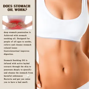 Aceite calmante South Moon para masaje abdominal y bienestar digestivo con hierbas