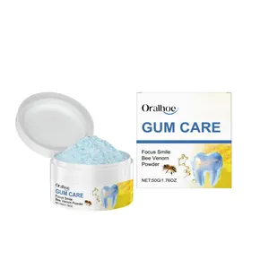 ORALHOE Bienengift-Zahnpulver für professionelle Zahnfleischpflege und Zahnreinigung in 50g Dose