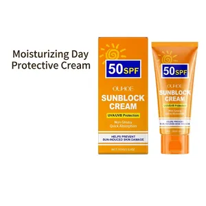 OUHOE LSF 50 Sonnenschutzcreme Feuchtigkeitsspendende Tagesgesichtscreme UVA UVB Schutz Nicht Fettende Tägliche Barrierepflegecreme
