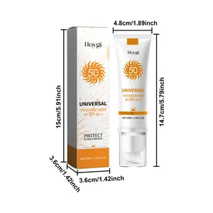 Detaillierte Abmessungen der Hoygi SPF 50+ Universal Getönte Feuchtigkeitspflege Creme