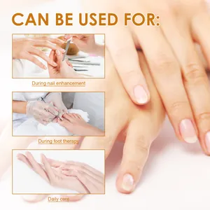 Usage scenarios for cuticle care gel: nail enhancement, foot therapy, and daily care