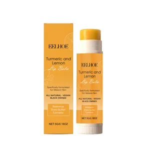 EELHOE Turmeric and Lemon Lip Balm specifically formulated for moisturizing melanin skin 5g