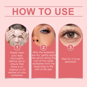 Step-by-step tutorial on how to use eyelash growth serum for natural and long lashes