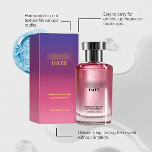 Elegante profumo donna EDP 80ml floreale fruttato con confezione viola sfumato
