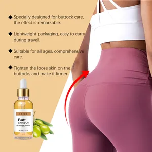 Professional OUHOE Butt Lifting Oil for skin firming and tightening with olive extract