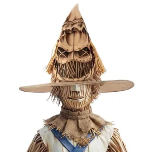 Realistic scarecrow witch hat for Halloween cosplay party costumes.