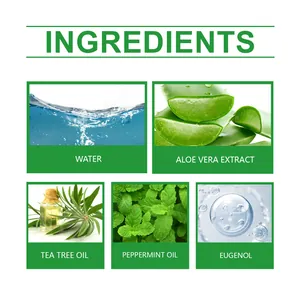 Tabella dettagliata degli ingredienti naturali per lo spray antiparassitario per animali