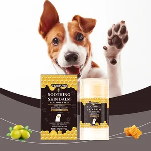 Bâton de baume apaisant au miel YEGBONG professionnel pour le soin des pattes et du nez des chiens