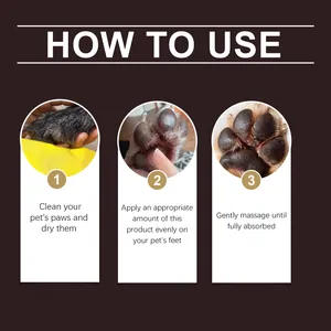 Guide étape par étape pour utiliser le baume au miel : nettoyer, appliquer et masser.