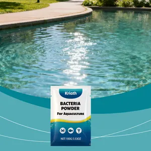 Kriath Bakterienpulver 100g zur Wasserreinigung und Geruchsminderung in Aquakulturen.
