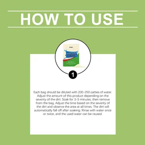 Detailed usage instructions for Kriath pond water purification powder for clean water.