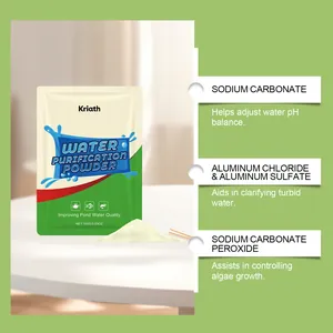 Detailed list of ingredients for Kriath pond water purification powder for pH balance