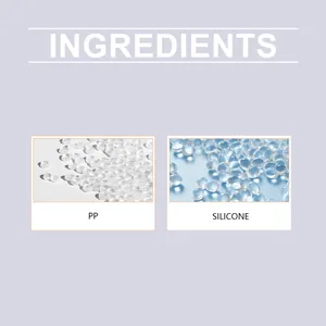 Macro view showing the high-quality PP and silicone materials of pet feeder ingredients