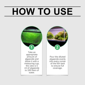 Step-by-step instructions on how to use aquarium algaecide for a clean fish tank