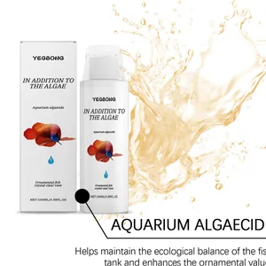 YEGBONG 100ml Aquarium Algaecide bottle for fish tank cleaning and water clarity.