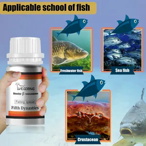 Attractif de pêche Yegbong pour poissons d'eau douce, de mer et crustacés
