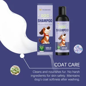 Detailansicht von YEGBONG Hundeshampoo mit milden Inhaltsstoffen und Fellpflegevorteilen