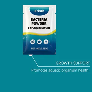 Detailansicht von Kriath Bakterienpulver für die Aquakultur zur Förderung der Tiergesundheit.