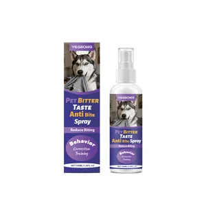 YEGBONG Pet Anti Kau Spray Bittergeschmack Verhaltenskorrektur für Hunde Katzen Möbelschutz Trainingshilfe Flüssiges Abschreckungsmittel