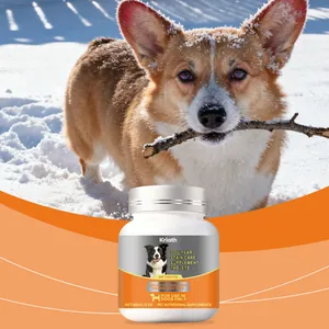 Kriath dog tear stain care supplement tablets for cleaning stains around eyes