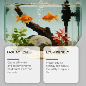 Fast action eco-friendly fish tank cleaner for freshwater aquariums