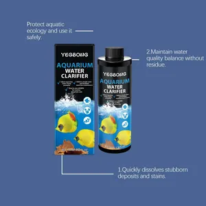 YEGBONG 100ml aquarium water clarifier for freshwater fish tank cleaning and care